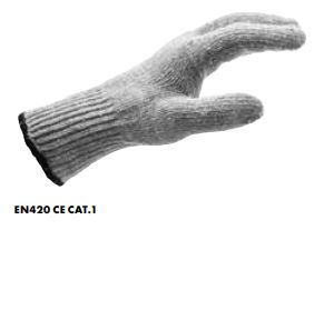 WORKING GLOVE BASIC KNITTED