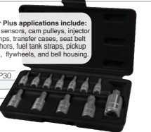 12 PC. STAR PLUS BIT SOCKET SET